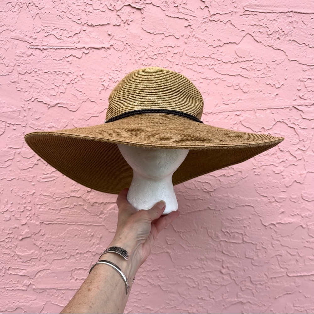 Permanent Vacation Hat Adjustable Wide Brim Floppy Packable Travel Paper Summer